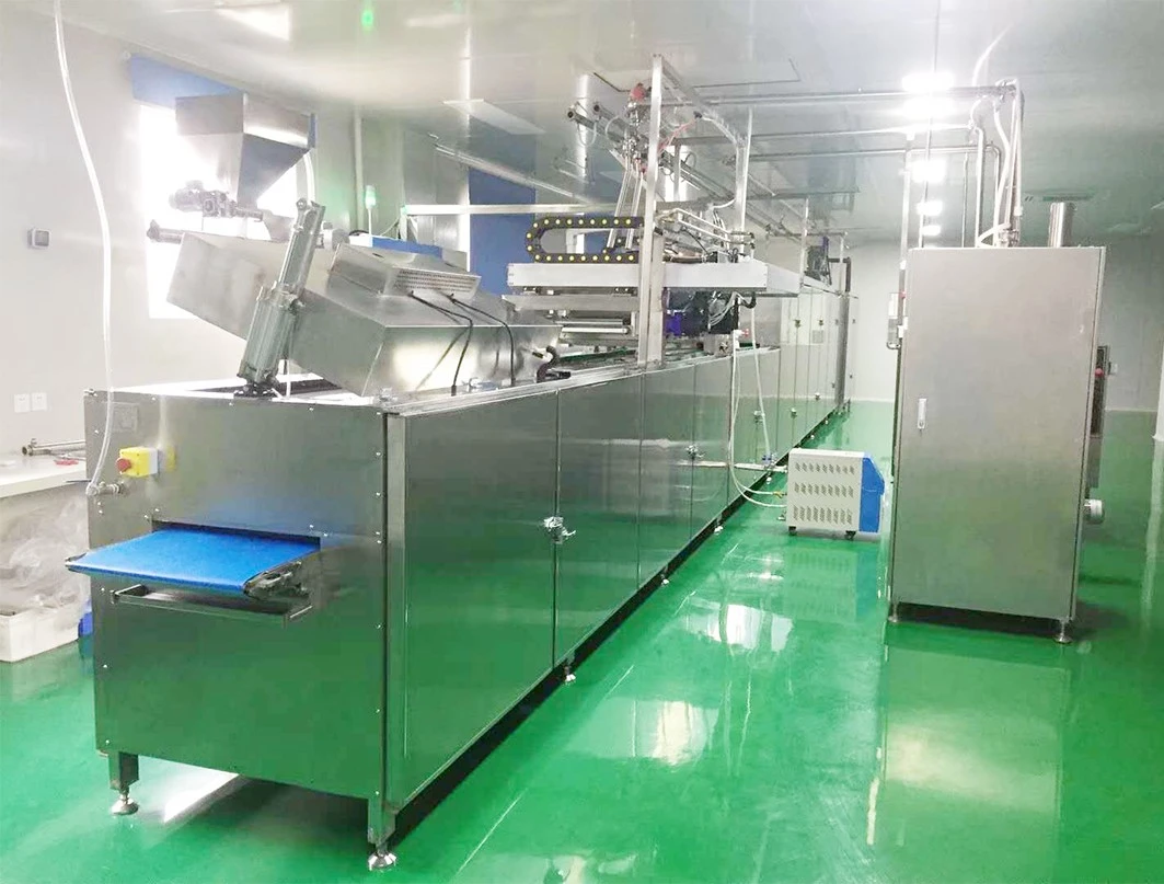 fully automatic chocolate bar line