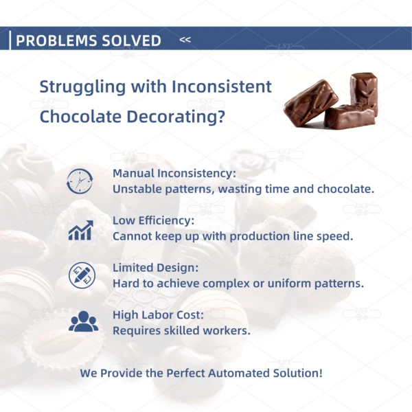LST Smart Chocolate Decorator Machine: Revolutionizing Industrial Chocolate Making Equipment suppliers